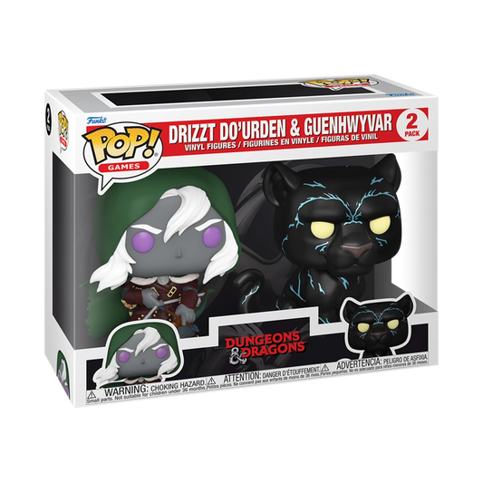 Dungeons & Dragons Pop! Movies Vinyl Figures Drizzt & Guenhwyvar 2-pack 9 Cm Funko