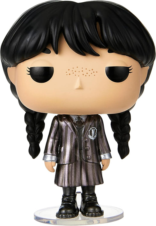Wednesday Pop! Tv Vinyl Figure Wednesday Addams 9 Cm Metallic 1311