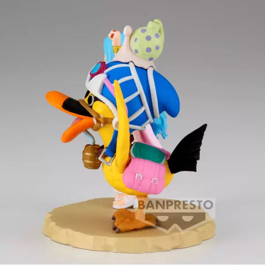 One Piece world collectable Log Series Nefeltari Vivi & Karoo figure 7cm