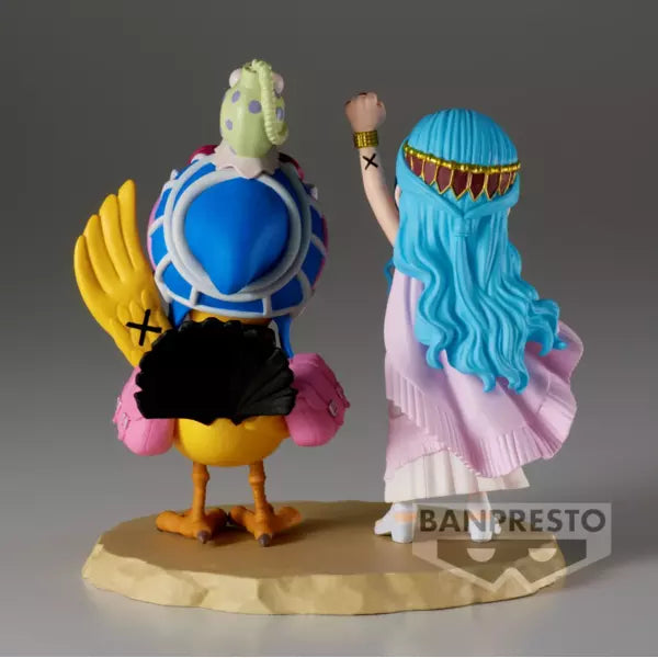 One Piece world collectable Log Series Nefeltari Vivi & Karoo figure 7cm