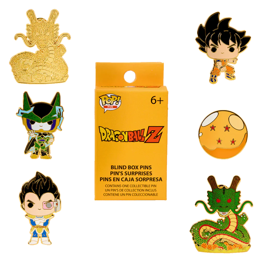 Dragon Ball Z By Loungefly Enamel Pins Blind Box Characters Funko