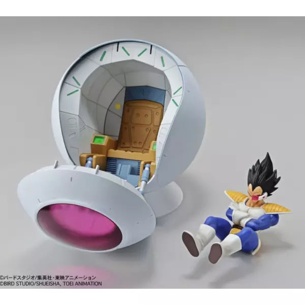 Vegeta & Saiyan Space Pod Model Kit Dragon Ball Z Figure Rise Mechanics