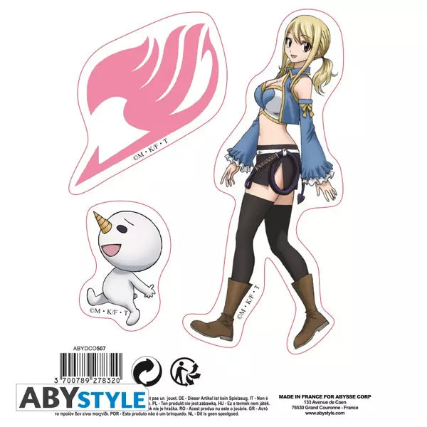 Natsu & Lucy Decorative Stickers Fairy Tail