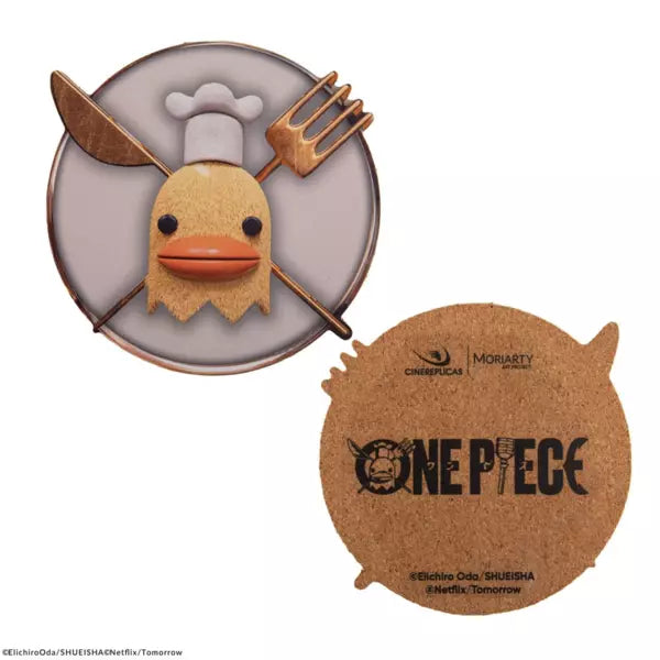 Zoro Roronoa Sanji Vinsmoke Usopp & Baratie Jolly Roger Coasters 4 Set One Piece Live Action