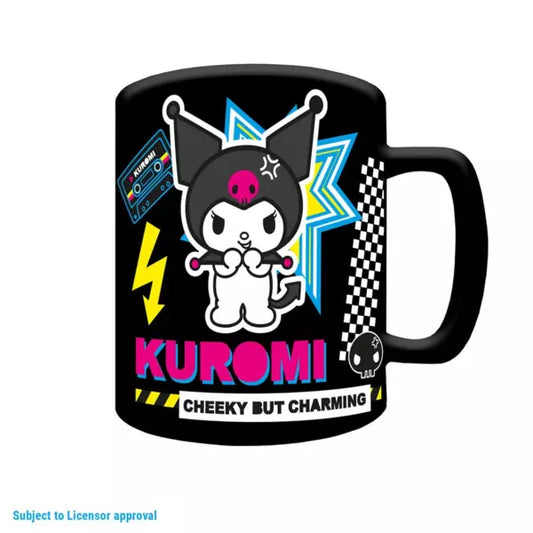 Kuromi Fuzzy Mug Sanrio 440 ml