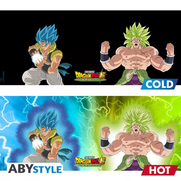 Gogeta & Broly Heat Change Mug Dragon Ball Super 460 ml