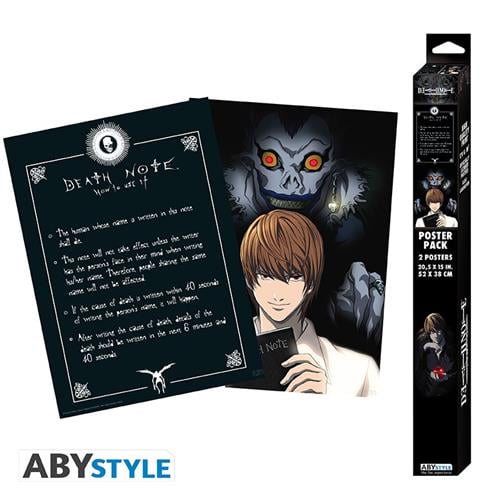 Death Note - Light & Death Note - Set 2 Chibi Poster (52x38) Gadget