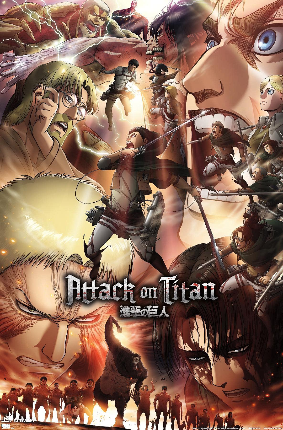 Attack On Titan Stagione 3 Poster 21 x 26 Cm Pyramid International