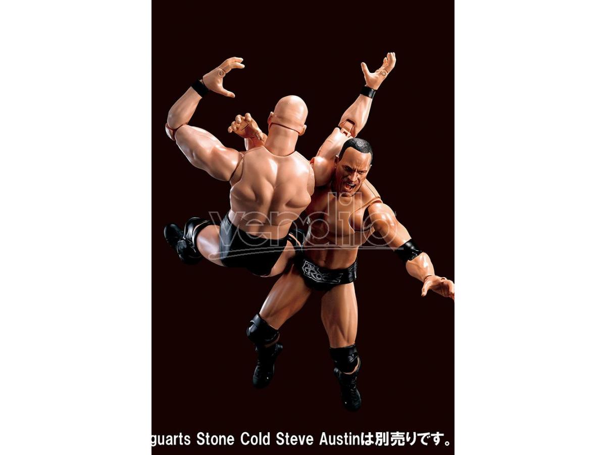 BANDAI WWE THE ROCK FIGUARTS ACTION FIGURE