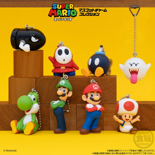 Super Mario Mascot Charm Collection - 1 Packet