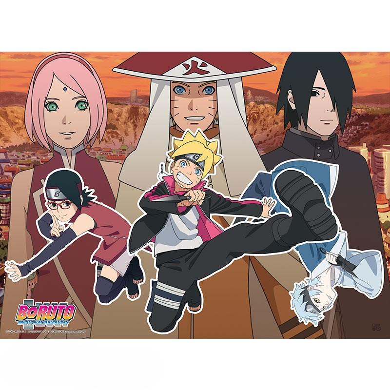 Boruto - Poster "new Team 7" (52x38)