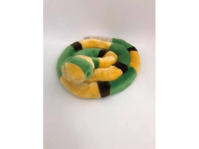Coiled Rattlesnake soft toy with rattle sound