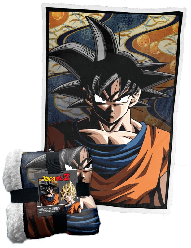 COPERTA SHERPA DRAGON BALL Z GOKU ANIME DRAGON BALL - ACCESSORI