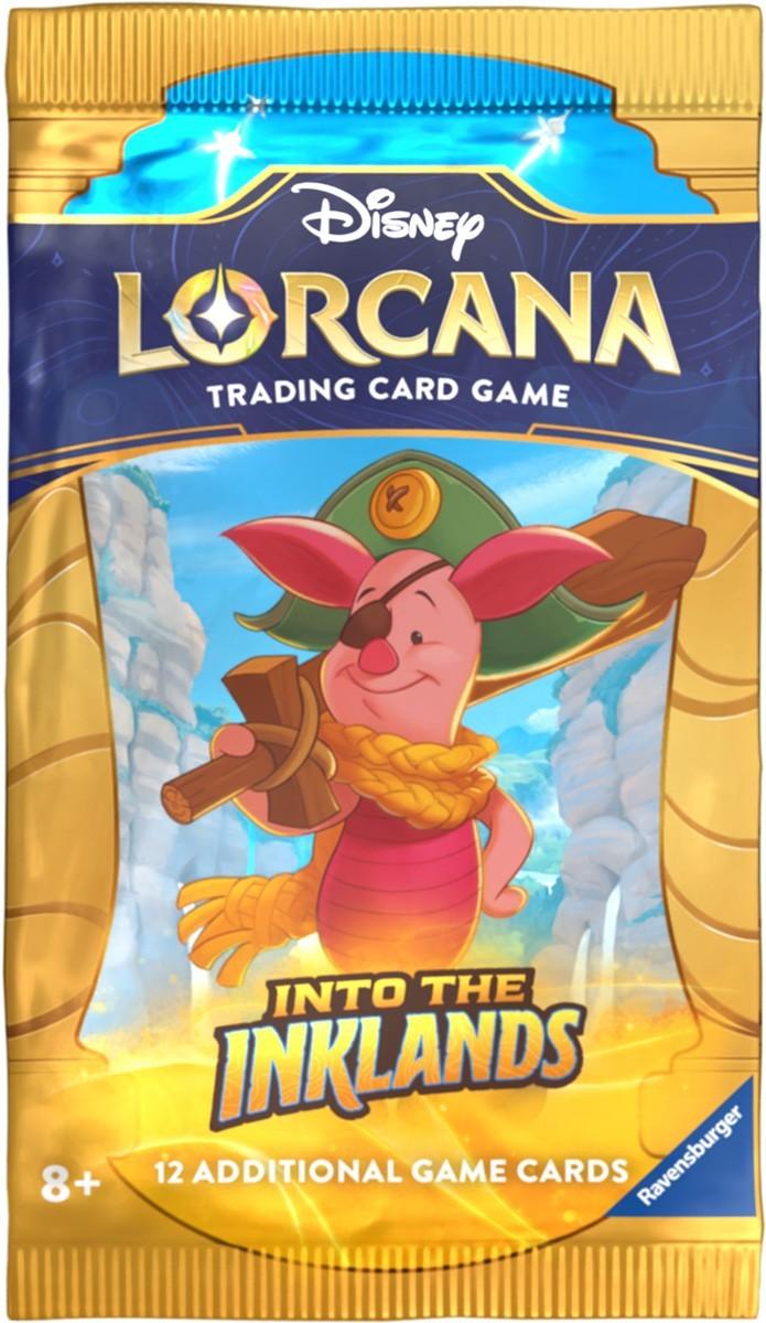 Disney Lorcana Into the Inklands 12 Card Booster Pack Ravensburger