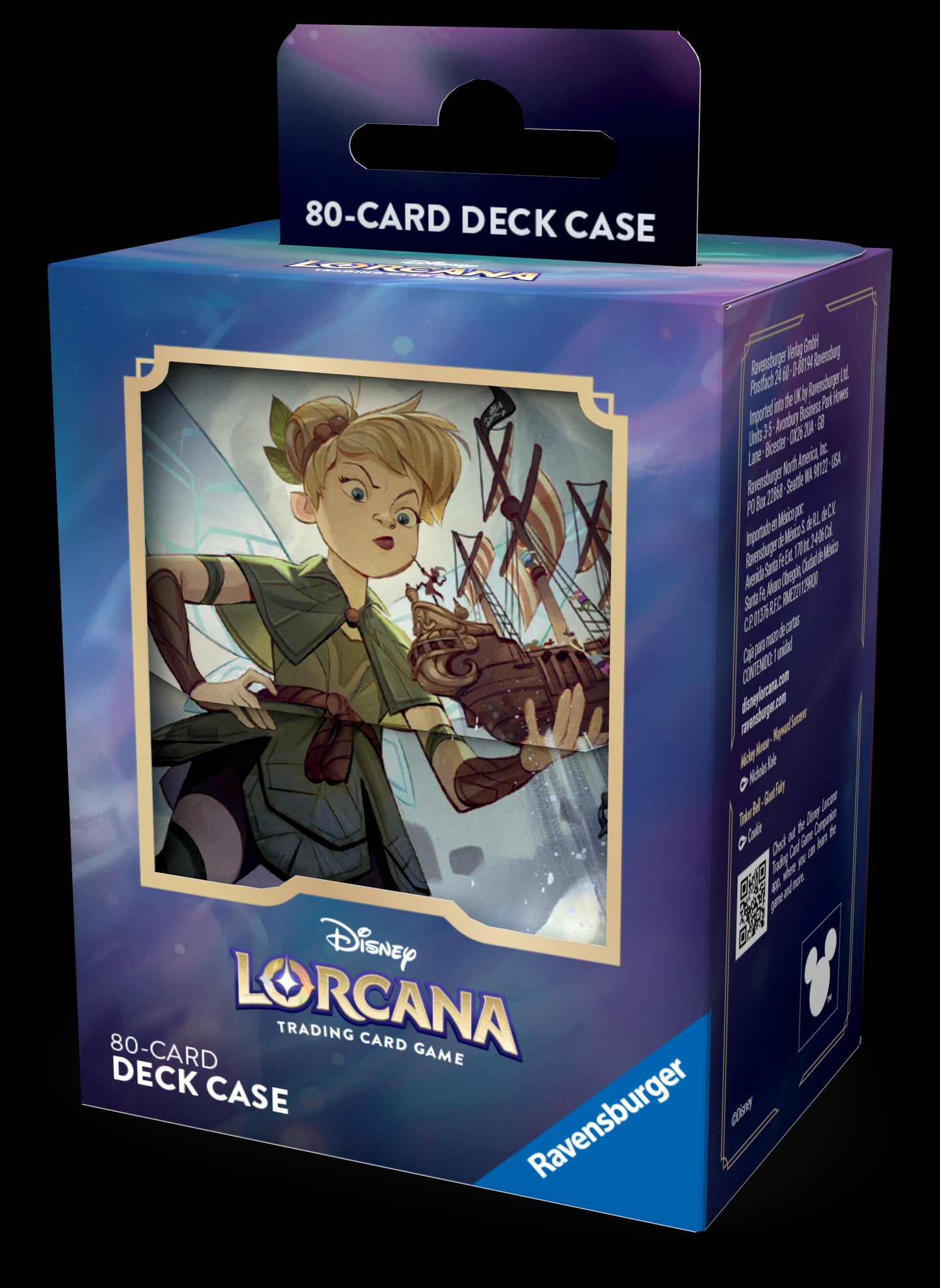 Disney Lorcana Tinker Bell Deck Holder for 80 Ravensburger Cards