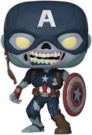 POP figure Marvel What If Zombie Captain America Exclusive 25cm