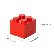 LEGO MINI BOX 4 RED GADGET BOX