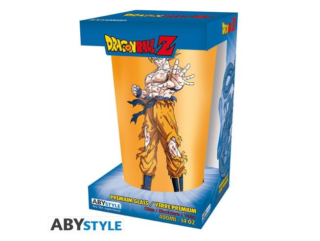 DRAGON BALL - Large Glass - 400ml - Goku Super Saiyan - box