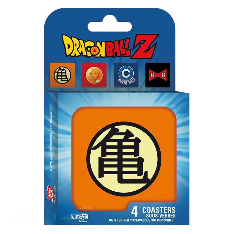 Dragon Ball - Set 4 Coasters "symbols"