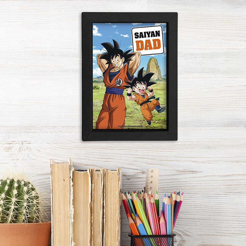 Dragon Ball - Black Kraft Frame 15*20 - SAIYAN DAD