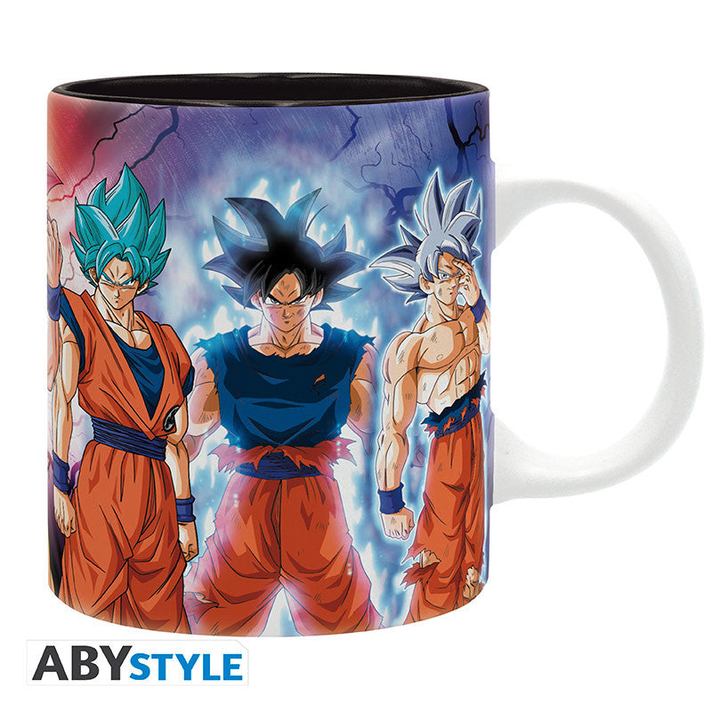 DRAGON BALL SUPER Mug Goku transformations