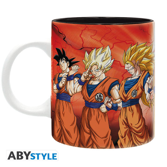 DRAGON BALL SUPER Mug Goku transformations