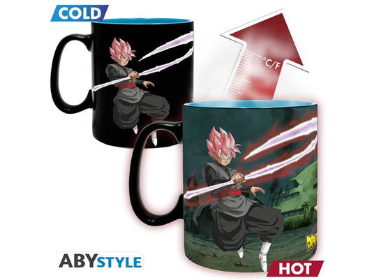 Dragon Ball Super Tazza Magica in Ceramica 460ml Saiyans vs Black AbyStyle