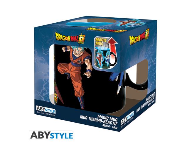 Dragon Ball Super Tazza Magica in Ceramica 460ml Saiyans vs Black AbyStyle
