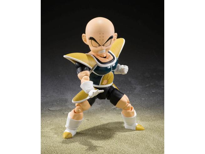 Dragon Ball Z S.h. Figuarts Figura Krillin vestitio da Battaglia 11 Cm Bandai