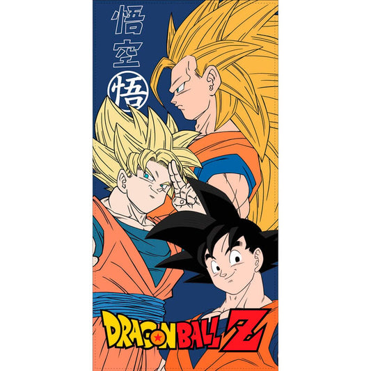 Dragon Ball Z Telo Mare Asciugamano in Microfibra Goku Super Saiyan 140x70 Cm