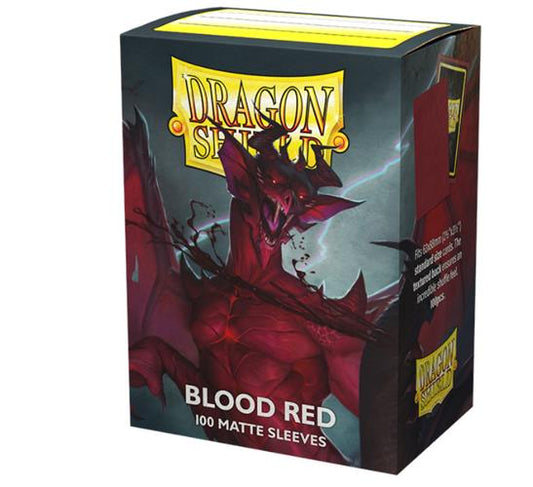 Dragon Shield Sleeves Standard Size Matte Blood Red (100) Accessories