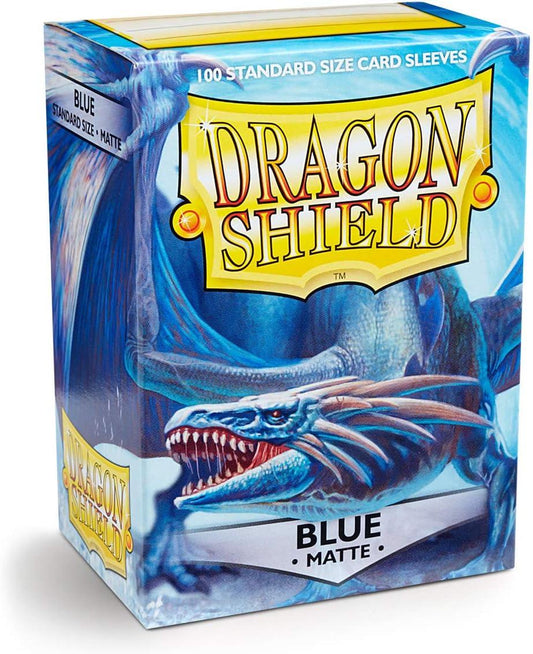 Dragon Shield Sleeves Standard Size Matte Blue (100) Accessories