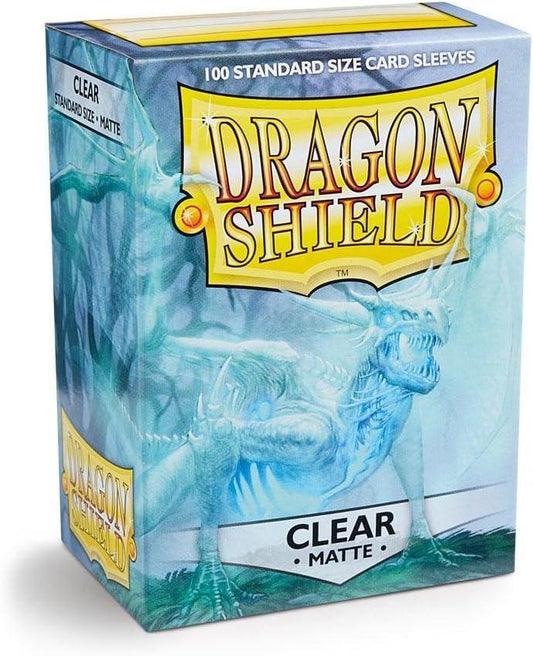 Dragon Shield Sleeves Standard Size Matte Clear (100) Accessories