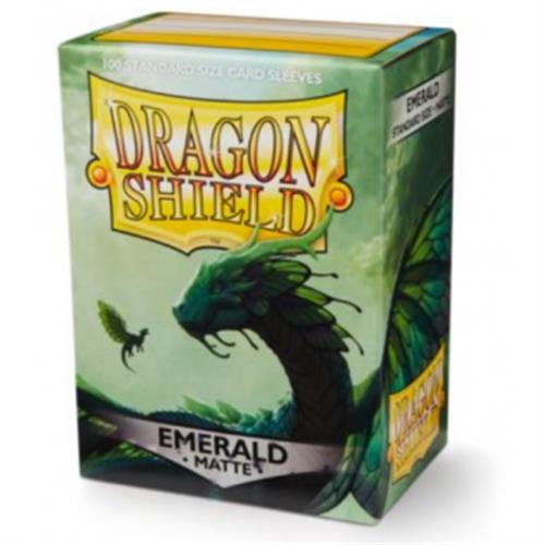 Dragon Shield Sleeves Standard Size Matte Emerald (100) Accessories
