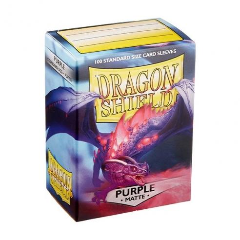 Dragon Shield Sleeves Standard Size Matte Purple (100) Accessories