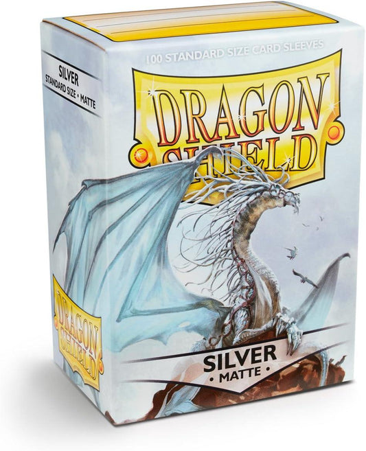 Dragon Shield Sleeves Standard Size Matte Silver (100) Accessories