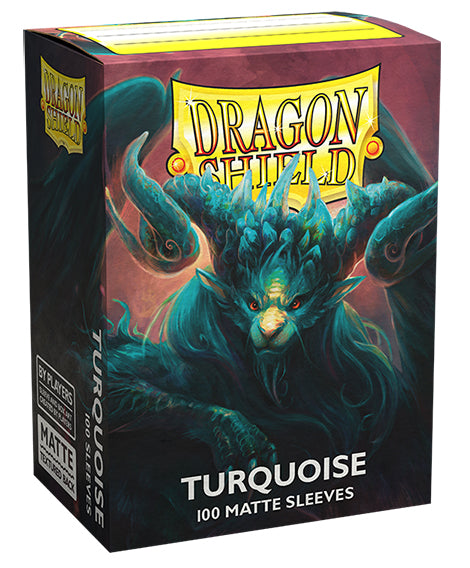 Dragon Shield Sleeves Standard Size Matte Turquoise (100) Accessories