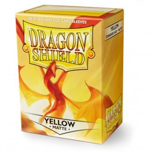 Dragon Shield Sleeves Standard Size Matte Yellow (100) Accessories