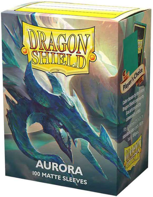 DRAGON SHIELD STANDARD SLEEVES MATTE AURORA 100PCS CARD PROTECTOR - PLAYING CARDS/COLLECTIBLES