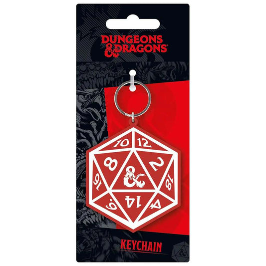Dungeons & Dragons-d20 Rubber Keychain Keychain Pyramid International Keychain