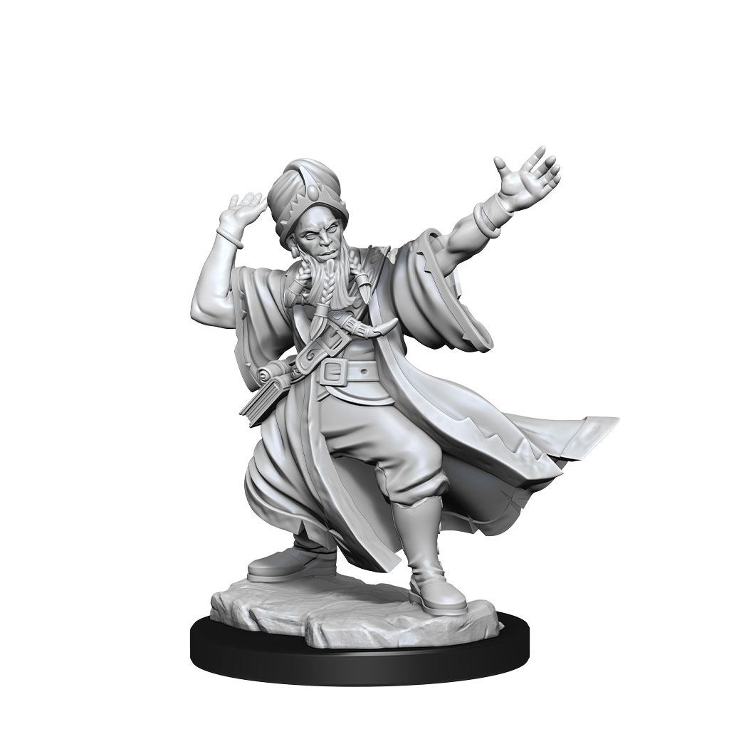Dungeons & Dragons Frameworks Miniature Model Kit Human Wizard Male Wizkids