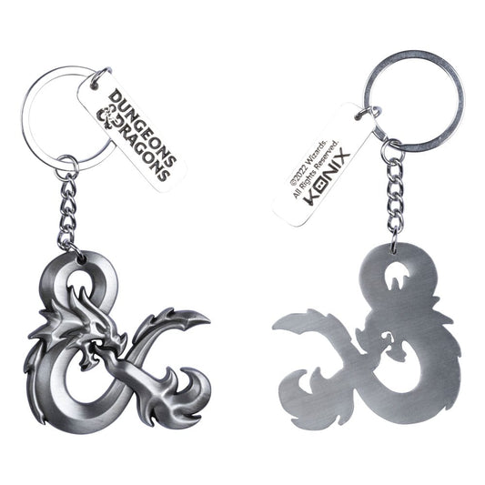 Dungeons & Dragons Keychain 3d Konix logo