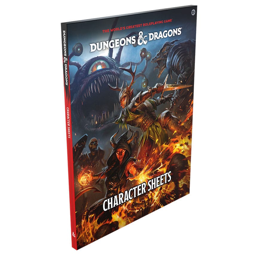 Dungeons & Dragons Rpg Character Sheets 2024 English Wizards Of The Coast