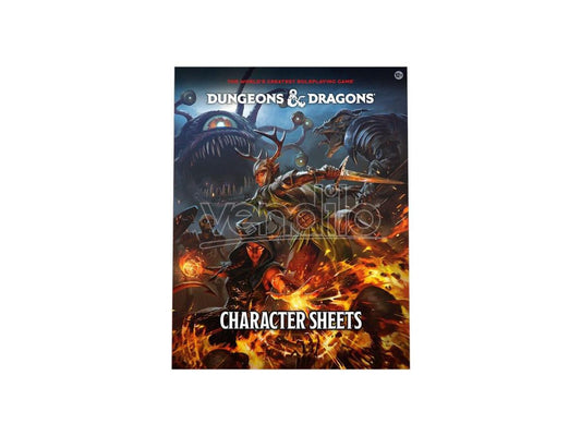 Dungeons & Dragons Rpg Character Sheets 2024 English Wizards Of The Coast