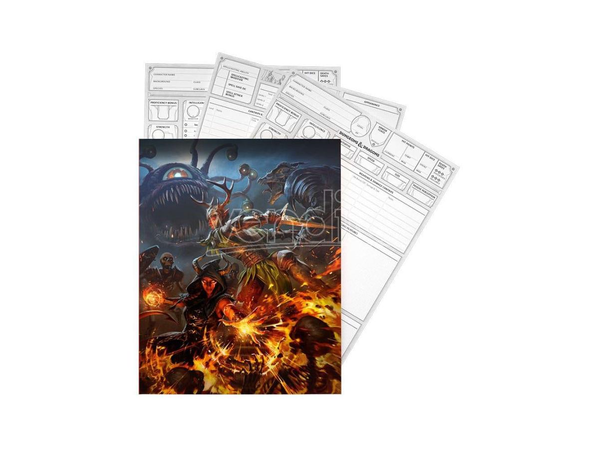 Dungeons & Dragons Rpg Character Sheets 2024 English Wizards Of The Coast
