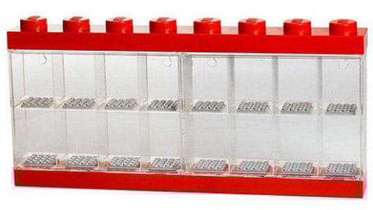 LEGO MINIFIG 16 SEATER RED GADGET DISPLAY