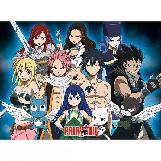 Group Fairy Tail Poster 52 x 38 cms
