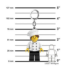Lego Minifigures Light-up Keychain Gourmet Chef 8 Cm Joy Toy (en)
