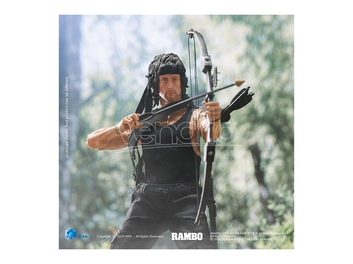 First Blood II Exquisite Super Series Actionfigure 1/12 First Blood II John Rambo 16 Cm Hiya Toys