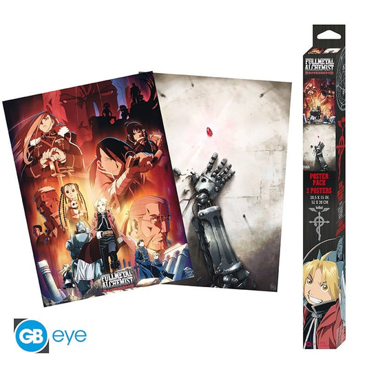 Fullmetal Alchemist Set 2 Posters Chibi Series 1 52x38 Cm Abystyle